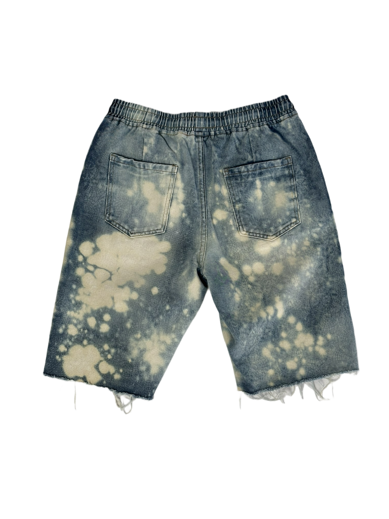 Lucky Fool Bleached  Denim Jorts