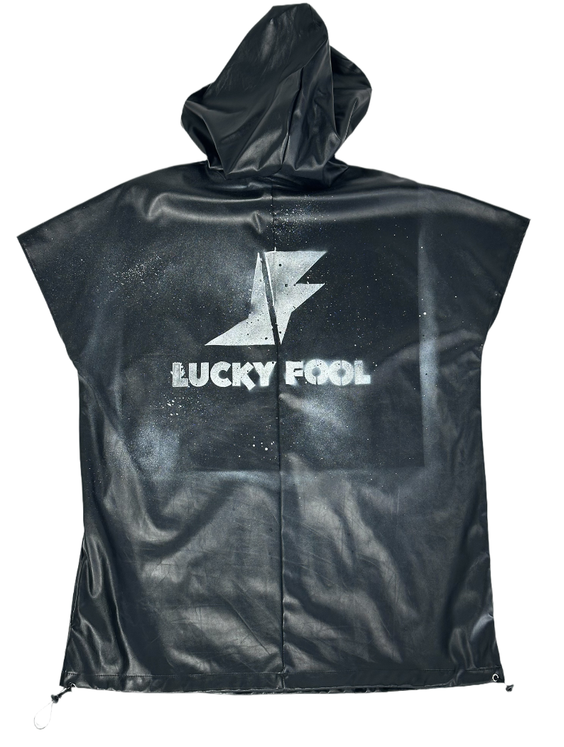 Repurposed Leather Half Sleeve shirt