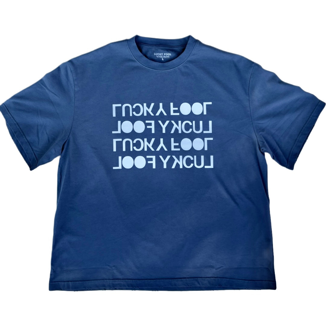 Mirror Image Distressed Tee